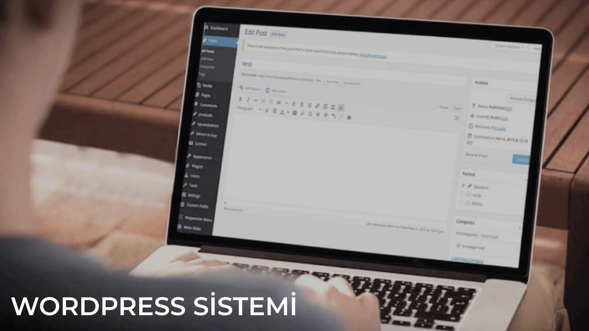 wordpress yönetim paneli resmi